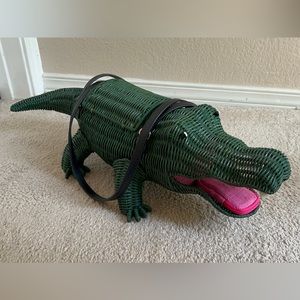 Crocogator the Crocodile Wicker Bag by Wicker Darling